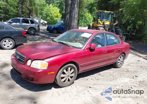 2004 Kia Optima Ex V6/Lx V6 z USA, uszkodzony, nr VIN KNAGD128045285896